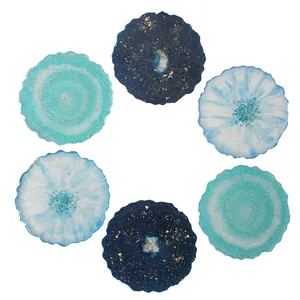 مجموعه ظروف هفت سین 6 پارچه طرح دورانا مدل Blue Galaxy