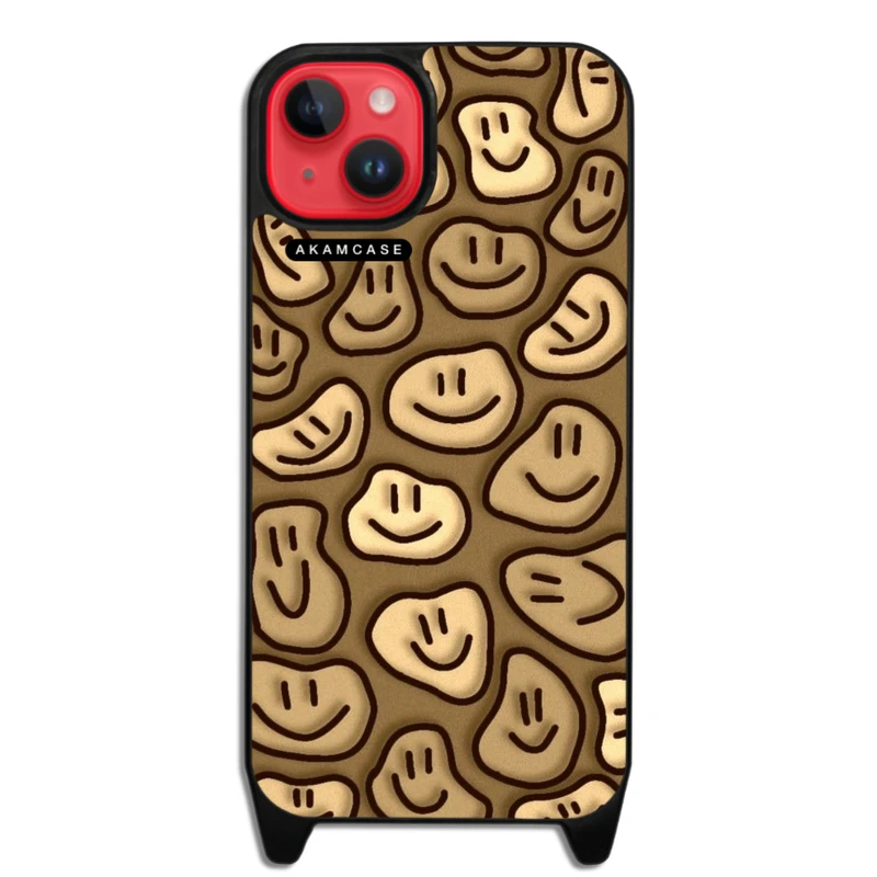 کاور آکام مدل AMCWLA14PLUS-HAPPY FACE1 مناسب برای گوشی موبایل اپل iPhone 14 Plus