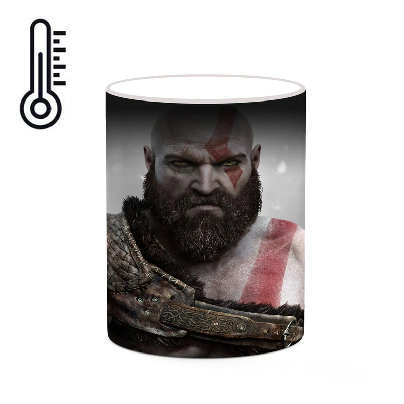ماگ حرارتی کاکتی طرح گاد آف وار God Of War مدل mgh40741