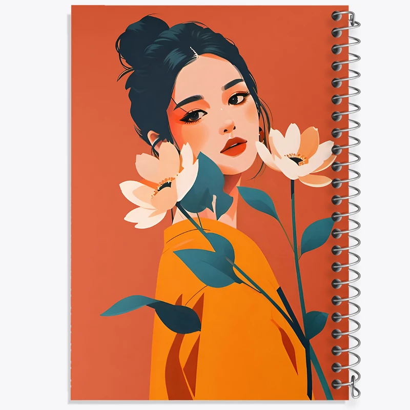 دفتر نقاشی 50 برگ خندالو طرح دخترانه کد F6686