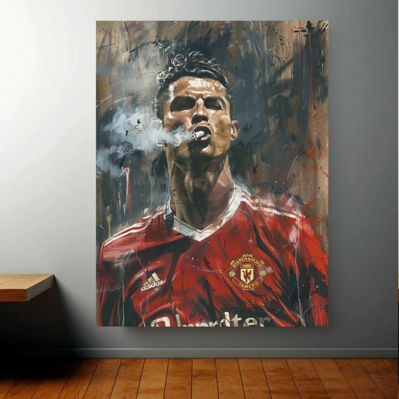 تابلو بوم طرح فوتبالیست مدل رونالدو (1) کد GR673