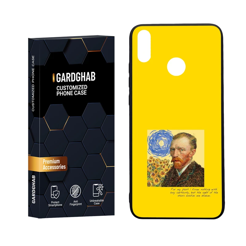 کاور گارد قاب مدل دور ژله ای پشت  گلس هنری  مناسب برای گوشی  آنر  8x