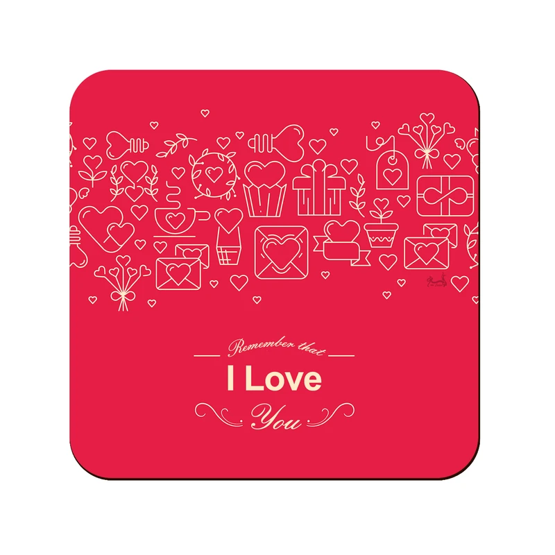 زیر لیوانی لوکسینو مدل Love کد 76 