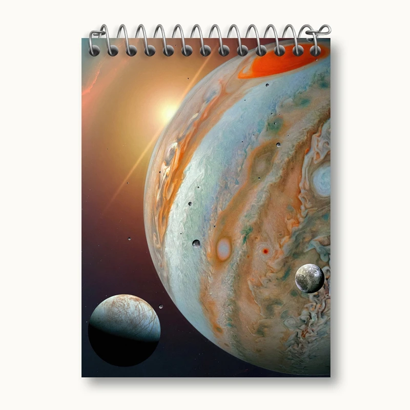 دفتر یادداشت 50 برگ خندالو مدل کهکشان و سیاره ها کد 25371