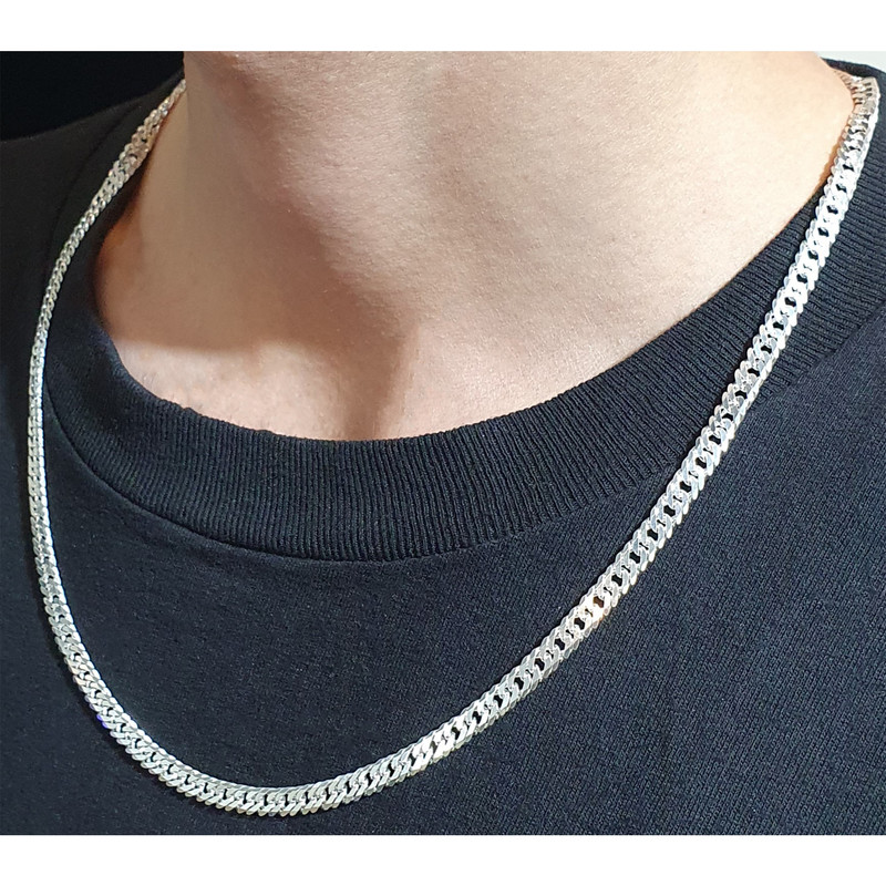 زنجیر نقره مردانه کد 27.38 زنجیر نقره مردانه کد 27.38