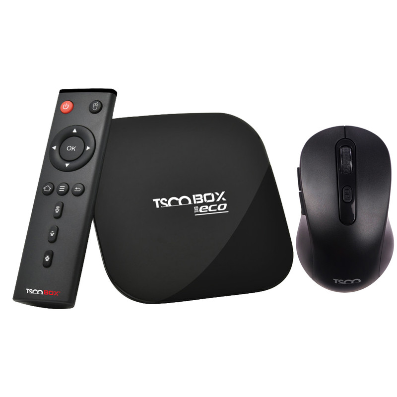 اندروید باکس تسکو مدل  Tab Eco به همراه ماوس بی سیم تسکو TM 643W و اشتراک فیلیمو