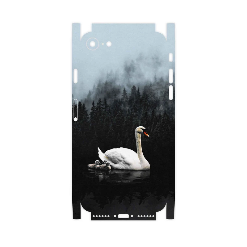 برچسب پوششی ماهوت مدل Swan-Lake-FullSkin مناسب برای گوشی موبایل اپل iPhone SE 2022