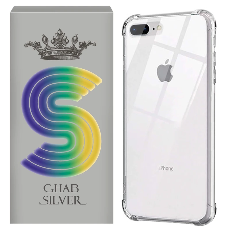 کاور قاب سیلور مدل ژله ای مناسب برای گوشی موبایل اپل iPhone 8 Plus