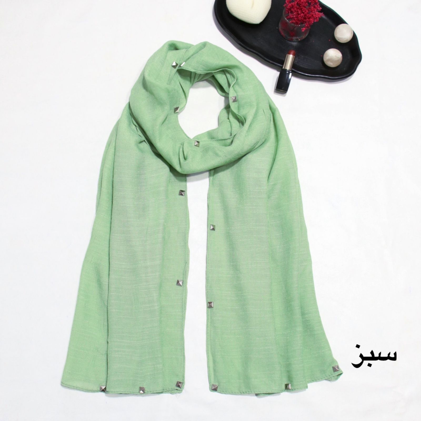 شال زنانه مدل جدید نخی خنک ساده وال اسلپ وارداتی کد ana-7027 -  - 35