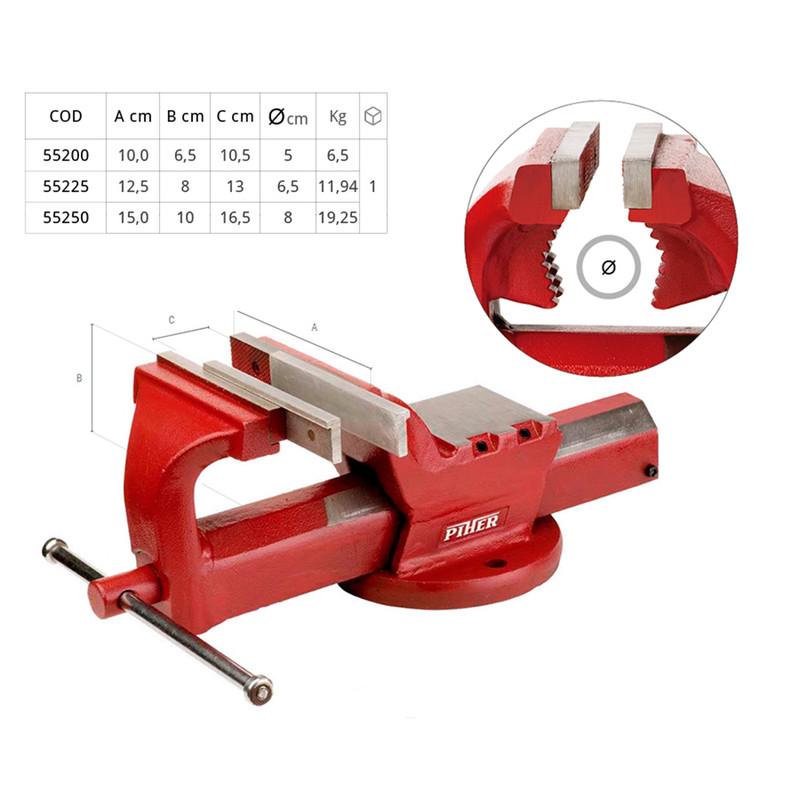 گیره پیچ دستی پیهر مدل 55200 گیره پیچ دستی پیهر مدل 55200