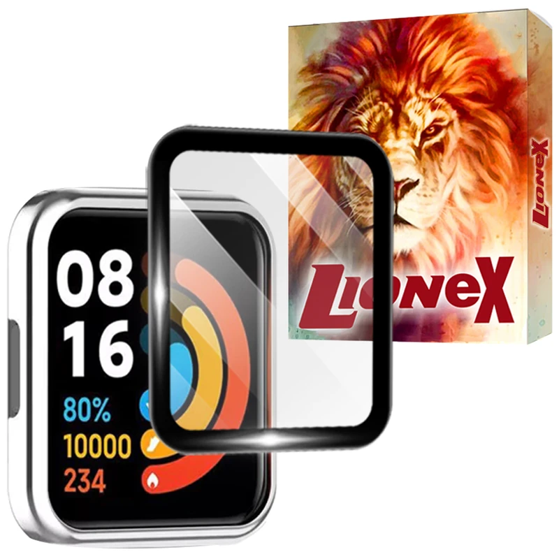 محافظ صفحه نمایش لایونکس مدل LWPM مناسب برای ساعت هوشمند شیائومی Redmi Watch 2 Lite