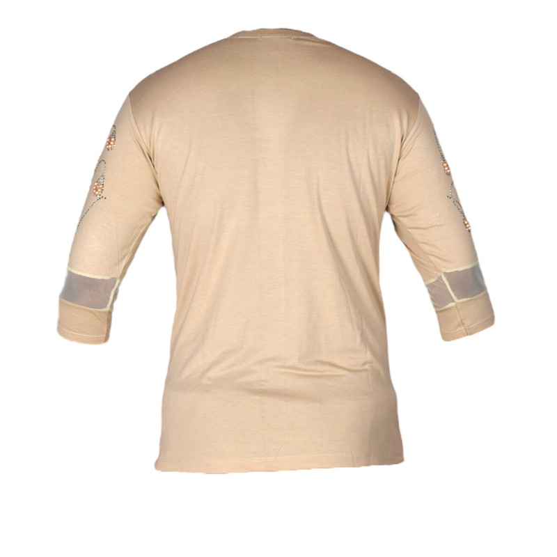 بلوز آستین سه ربع زنانه مدل آماندیس AM106