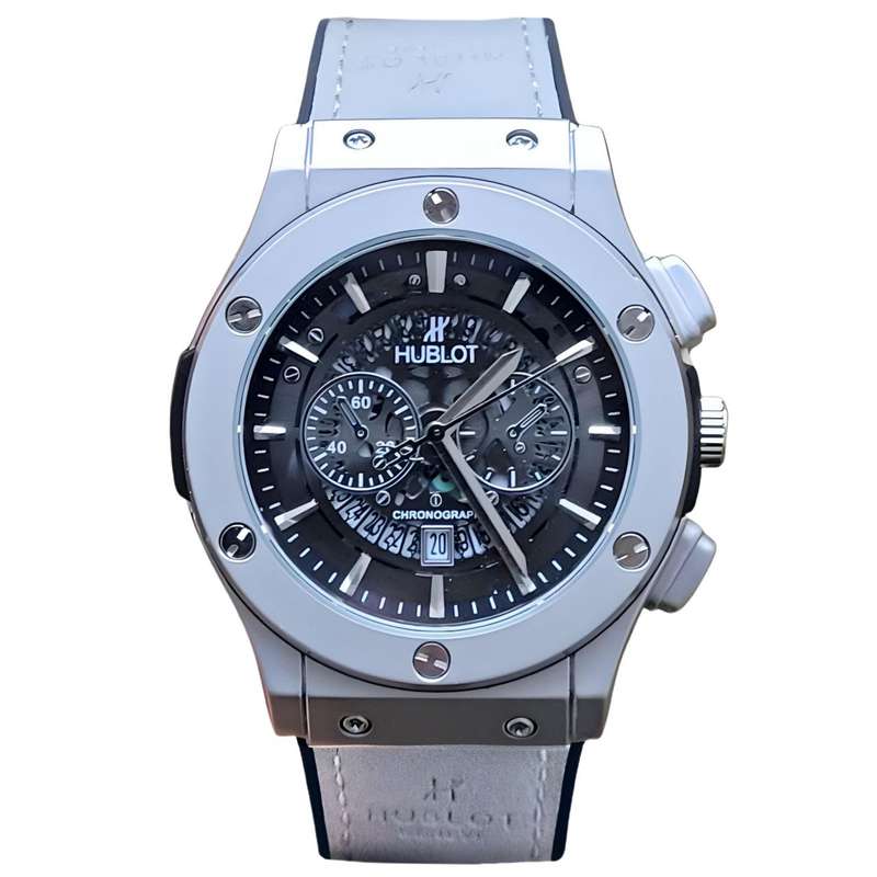 ساعت مچی عقربهای مردانه مدل بیگ بنگ اسکلتون Tt09 ساعت مچی عقربهای مردانه مدل بیگ بنگ اسکلتون Tt09