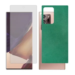 Glass Together model transparent glass screen protector suitable for Samsung Galaxy Note20 Ultra 5G mobile phone with cover sticker on the back of the phone