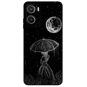 Megafone Girl and Moon 1369 Cover For Motorola Moto E15