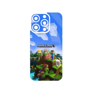 MAHOOT Minecraft_Game Cover Sticker for Apple iPhone 15 Pro