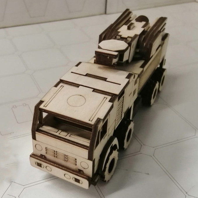 ساختنی مدل ماکت چوبی ماشین نظامی کد M50