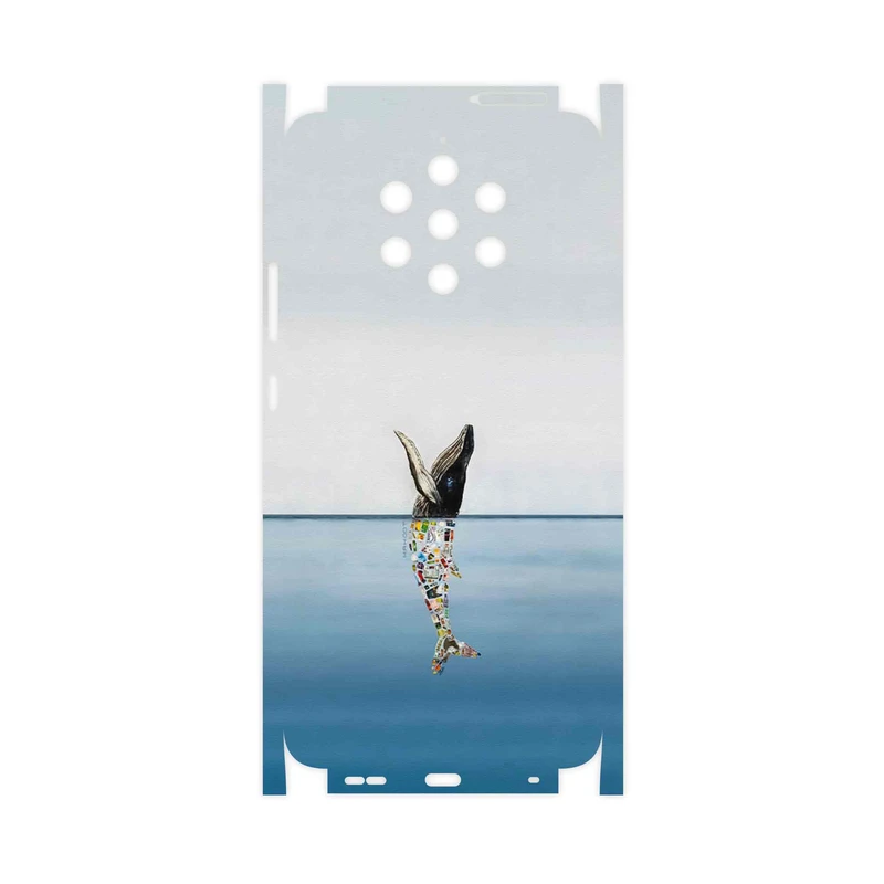 برچسب پوششی ماهوت مدل Collage of Sea Trash-FullSkin مناسب برای گوشی موبایل نوکیا 9 Pureview