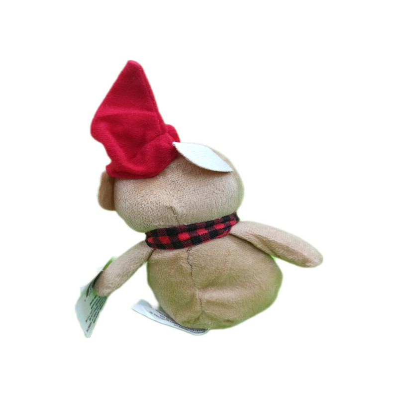 عروسک طرح خرس مدل کریسمس 10 سانتی متر