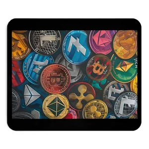 ماوس پد طرح ارز دیجیتال سایز 19x24 سانتی متر