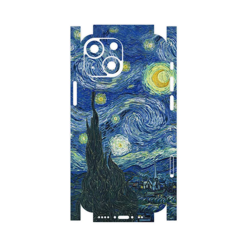 برچسب پوششی ماهوت مدل The Starry Night of van Gogh-FullSkin مناسب برای گوشی موبایل اپل iPhone 13 Mini