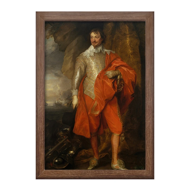 تابلو خندالو طرح نقاشی ارل دوم وارویک اثر نقاش رابرت ریچ کد F12225