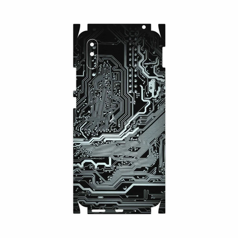 برچسب پوششی ماهوت مدل Black-Printed-Circuit-Board-FullSkin مناسب برای گوشی موبایل شیائومی Redmi 9i Sport