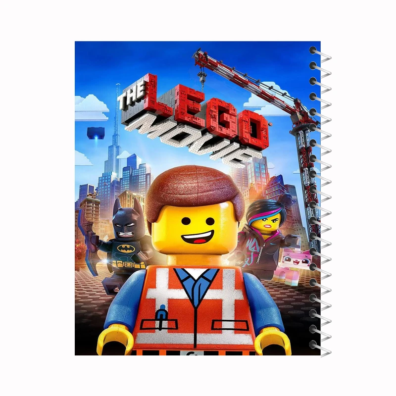 دفتر مشق 100 برگ ملیچک طرح لگو کد 008