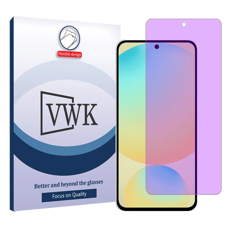 محافظ صفحه نمایش آنتی پرپل وی دبلیو کی مدل Tough مناسب برای گوشی موبایل سامسونگ Galaxy S24 FE 