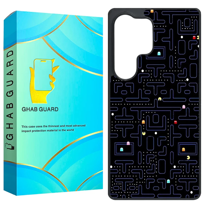 کاور قاب گارد طرح پکمن مدل GS25U مناسب برای گوشی موبایل سامسونگ Galaxy S25 Ultra 