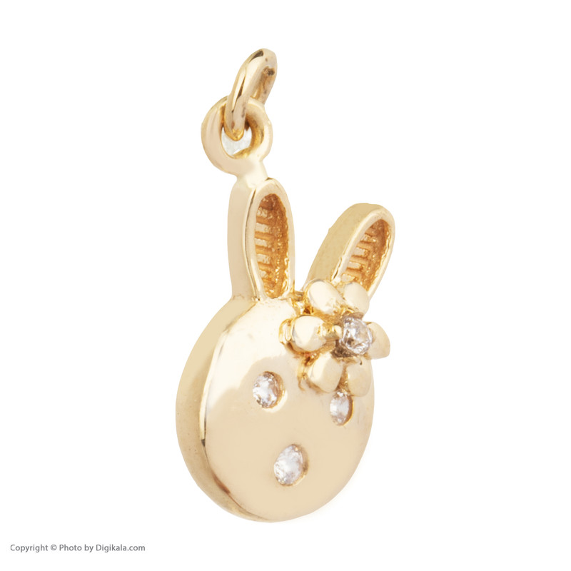 آویز گردنبند طلا 18 عیار دخترانه گالری روبی مدل 21096051