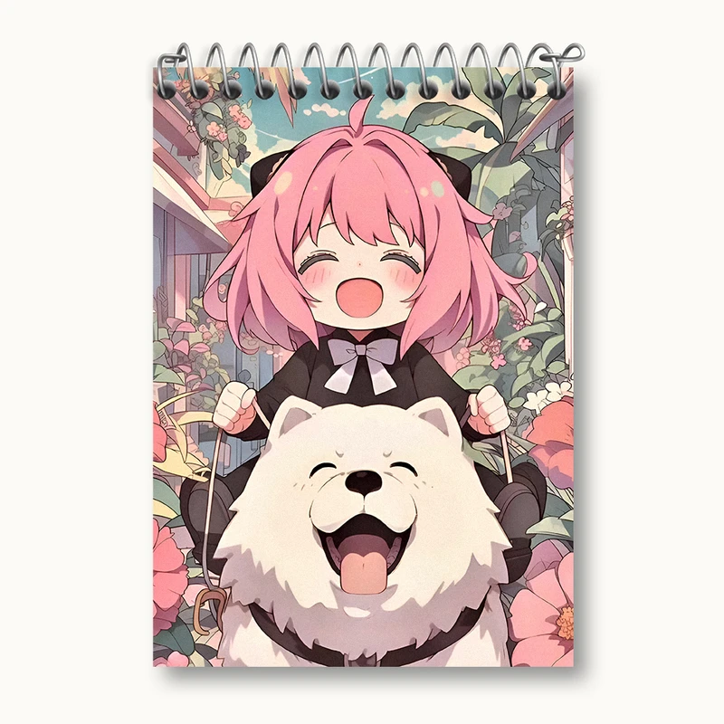 دفتر یادداشت 50 برگ خندالو طرح آنیا انیمه اسپای ایکس کد N4664