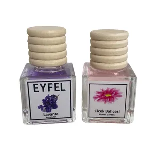 خوشبوکننده هوای خودرو ایفل مدل گل باغچه و لوندر کد Flower garden-Lavender حجم 10 میلی‌لیتر بسته 2 عددی