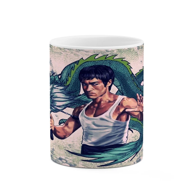 ماگ کاکتی طرح بروسلی Bruce Lee مدل mgh25349