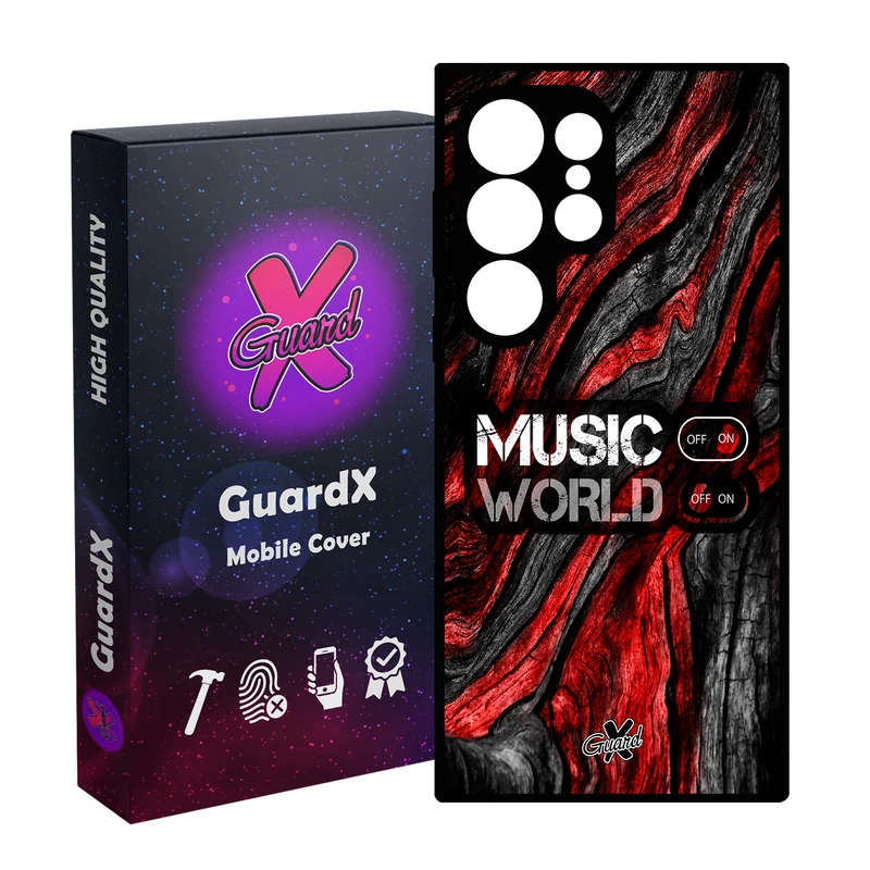 کاور گارد ایکس طرح Music مدل 10160 مناسب برای گوشی موبایل سامسونگ Galaxy S25 Ultra