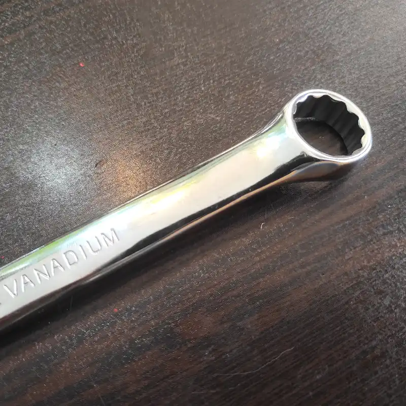 آچار یکسر تخت و یکسر رینگی مدل stel-mm سایز 15 میلی متر