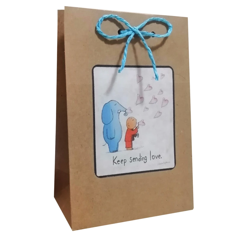 پاکت هدیه مدل جملات انگیزشی مجموعه 10 عددی