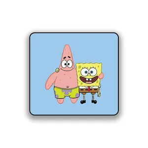 زیر لیوانی طرح پاتریک و باب اسفنجی