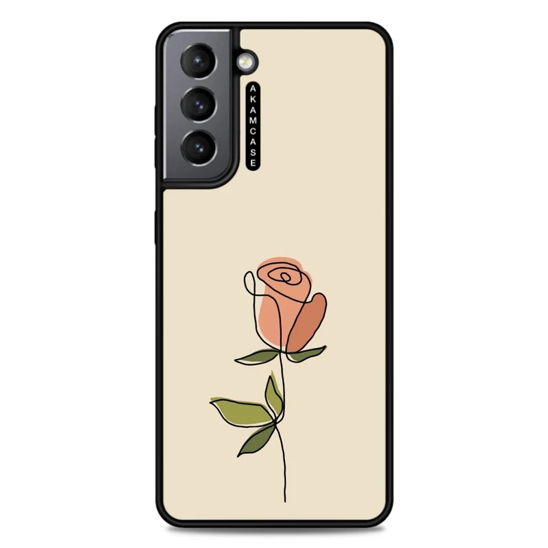 کاور آکام مدل AMC-WSGS21-FLOWERS-21 مناسب برای گوشی موبایل سامسونگ Galaxy S21