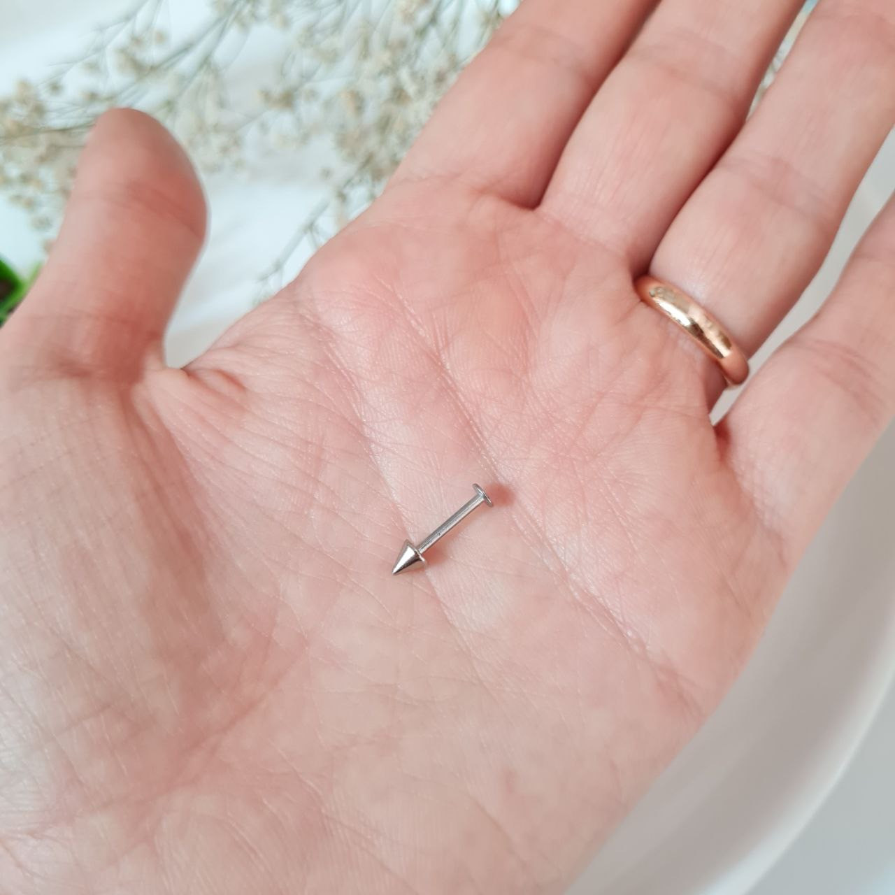 پیرسینگ مدل مثلثی تیغی کد RB پیرسینگ مدل مثلثی تیغی کد RB