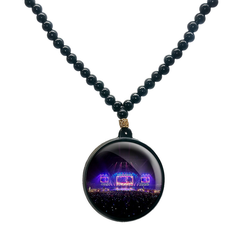 گردنبند پرمانه طرح exo کد pmd.13789 مدل دو طرفه