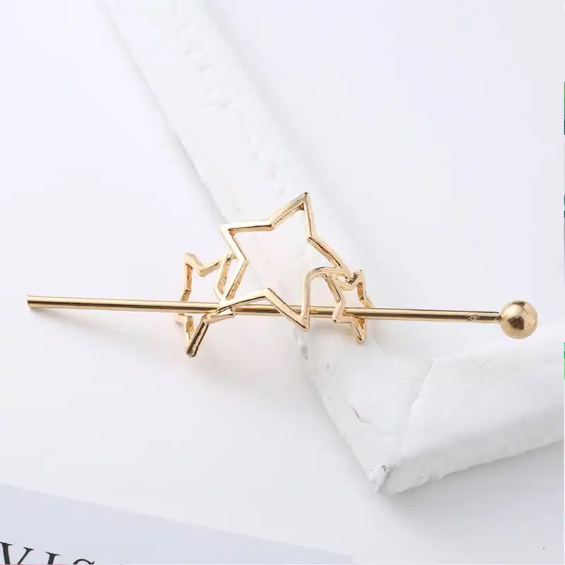 گیره مو زنانه مدل ژاپنی ستاره کد 00596