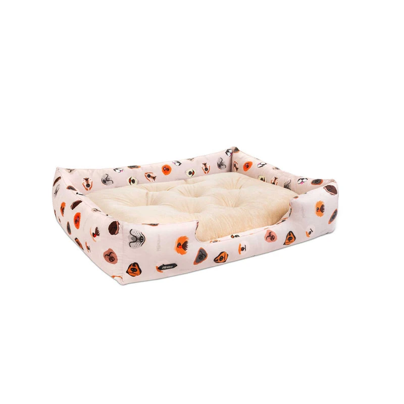 جای خواب سگ و گربه نیناپت مدل وی آی پی یو طرح پوزه