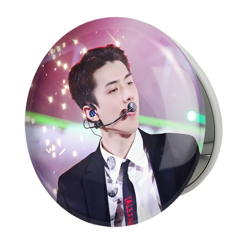 آینه جیبی خندالو طرح سهون گروه اکسو EXO مدل تاشو کد 13477 