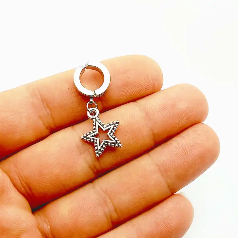 پیرسینگ گوش طرح ستاره مدل 792PRMZ