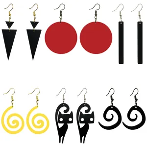 گوشواره زنانه هانستو مدل E6-255 مجموعه 6 عددی