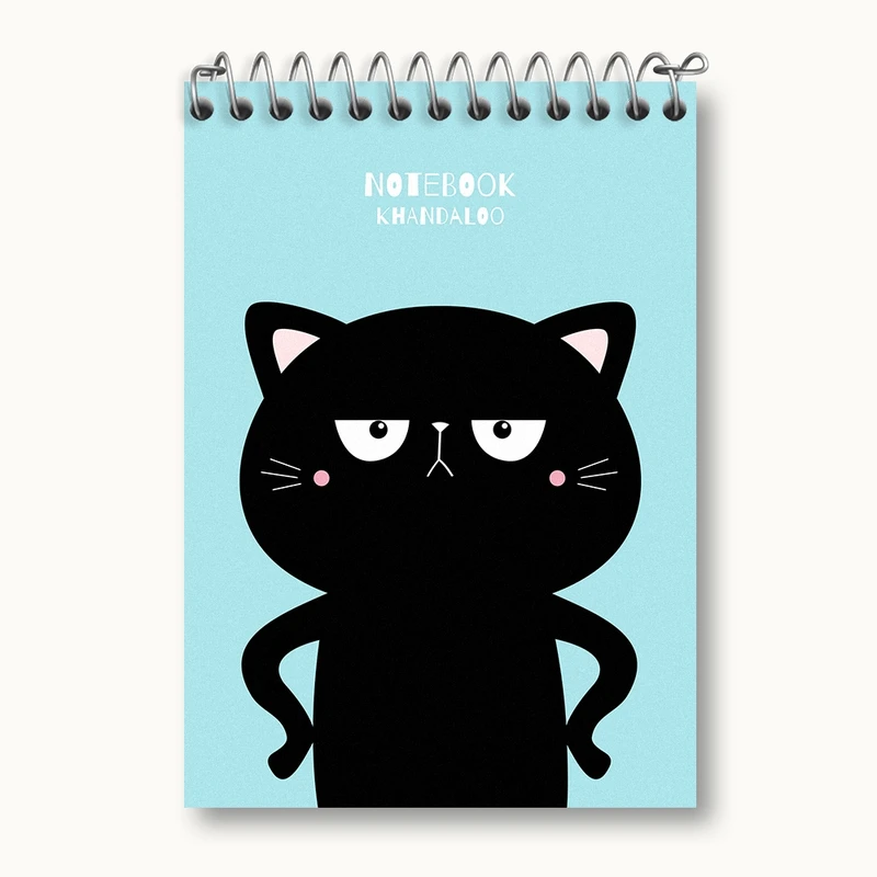 دفتر یادداشت 50 برگ خندالو مدل گربه (Cat) کد N849