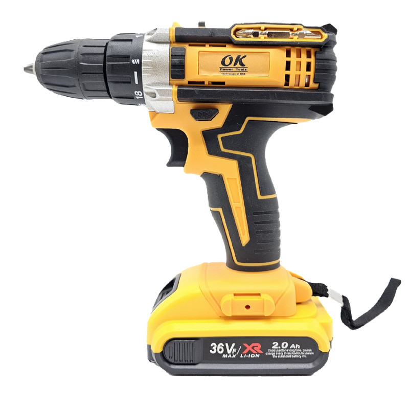 دریل پیچ گوشتی اوکی مدل POWER_TOOLS کد 2 مجموعه 24 عددی