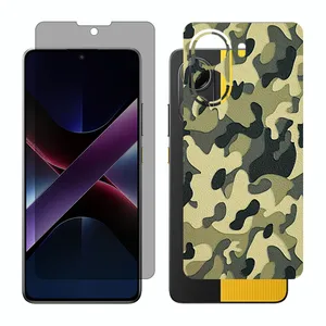 Glass Together model privacy screen protector suitable for Xiaomi Poco X7 Pro mobile phone with back cover sticker