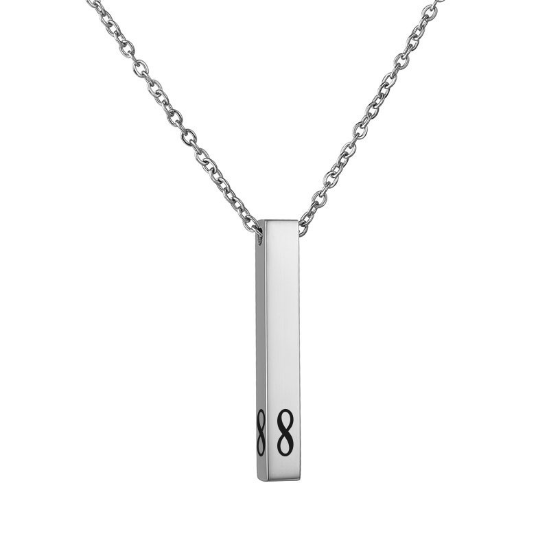 گردنبند مدل مکعب عشق بینهایت